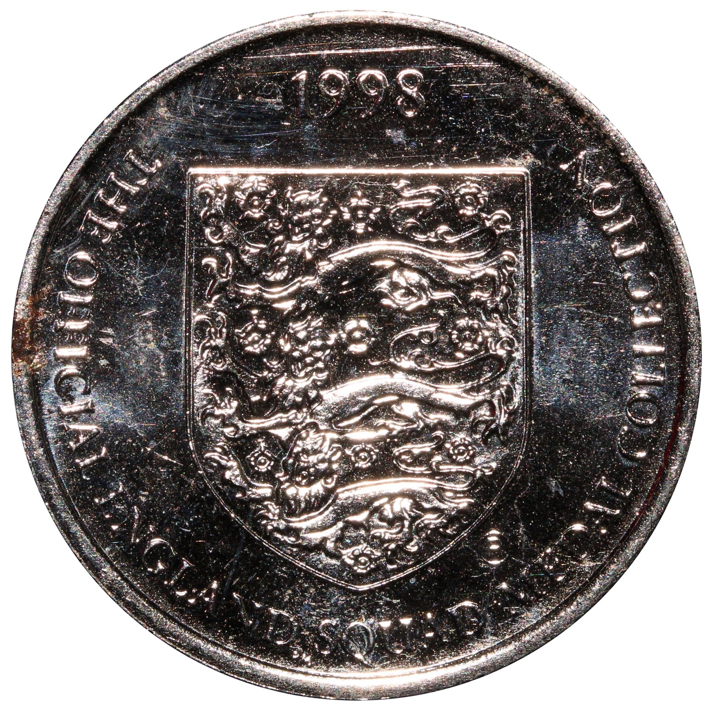 1998 The Official England Squad Medal Collection Andy Cole Sainsbury's Advertising Token