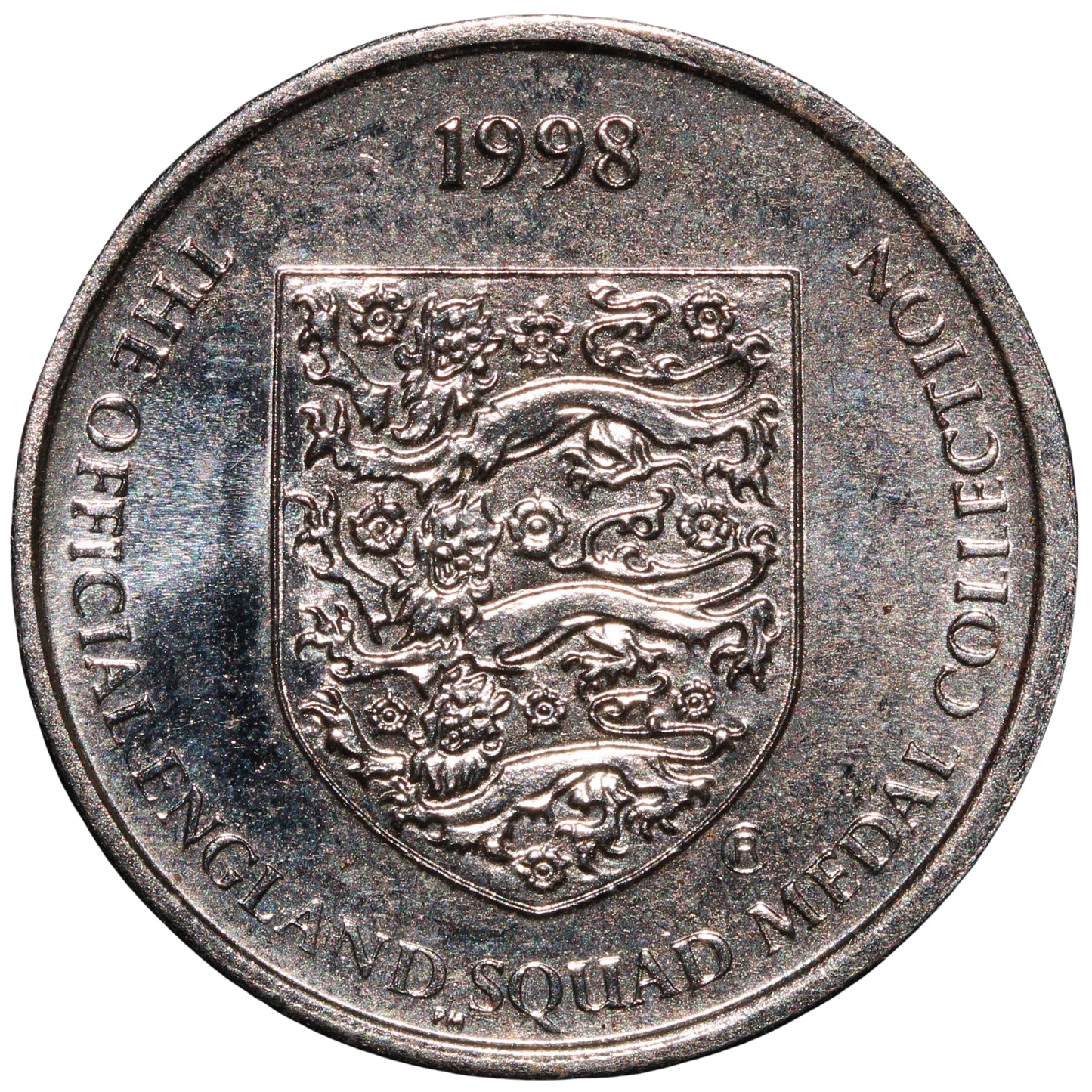 1998 The Official England Squad Medal Collection Michael Owen Sainsbury's Advertising Token