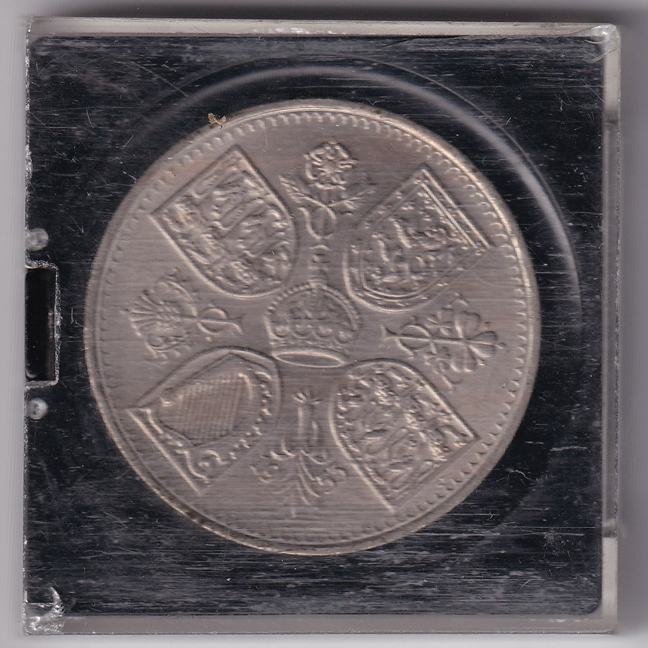 1953 Great Britain Elizabeth II 5 Shillings Crown Cased Coin (Coronation)