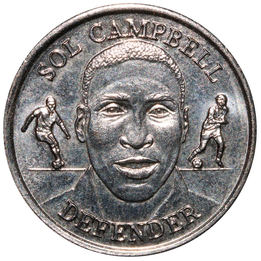 1998 The Official England Squad Medal Collection Sol Campbell Sainsbury's Advertising Token