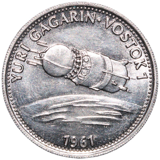 ND (1969) Man in Flight #16 - Yuri Gagarin, Vostok 1, 1961 Shell Advertising Token