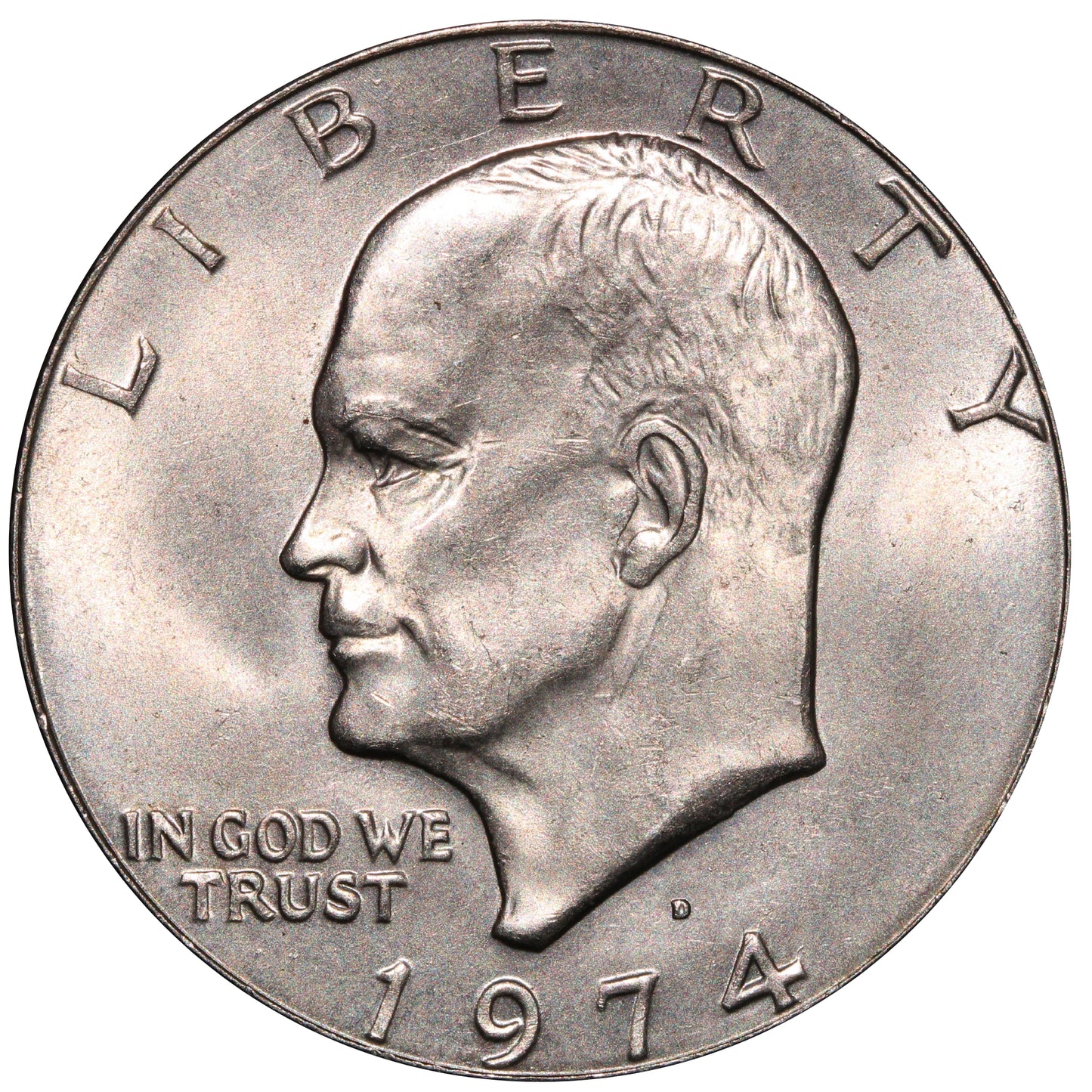 1974 D USA Eisenhower One Dollar Coin