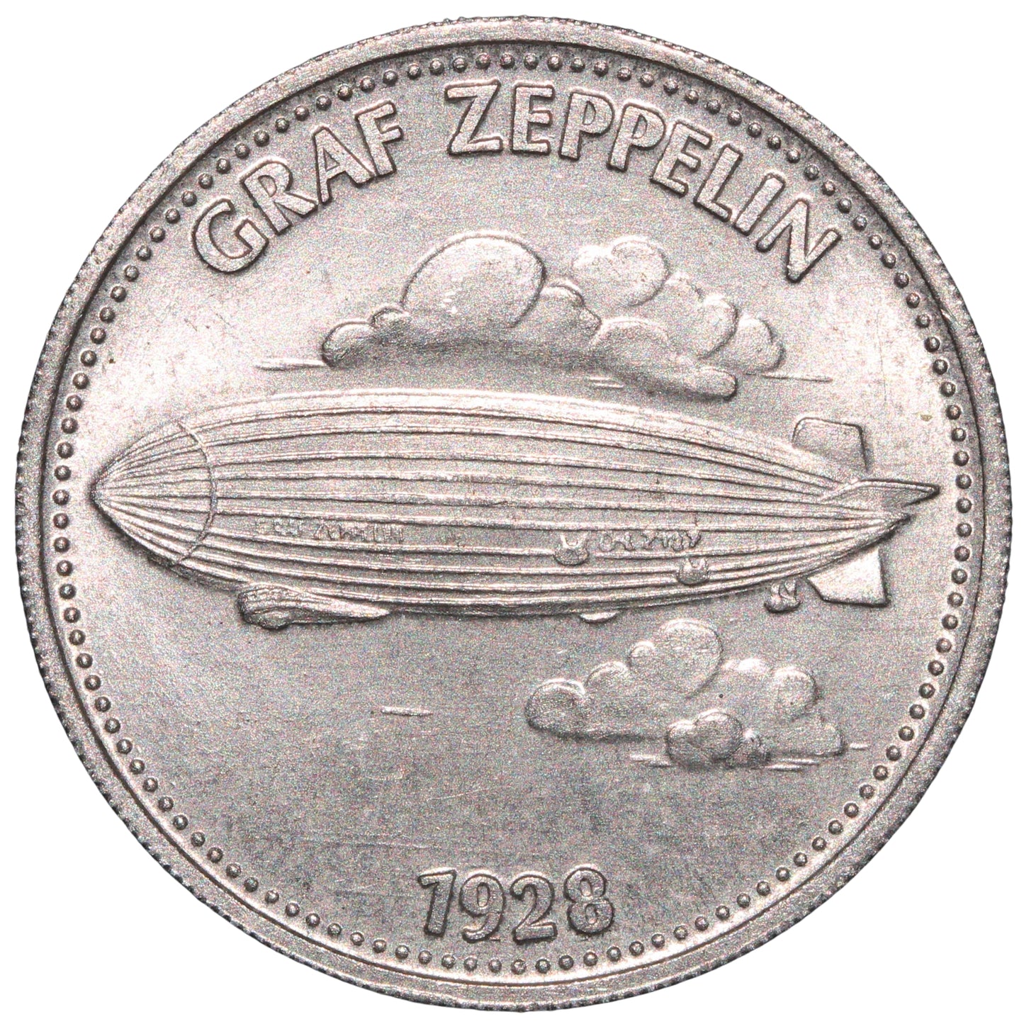 ND (1969) Man in Flight #08 - Graf Zeppelin, 1928 Shell Advertising Token