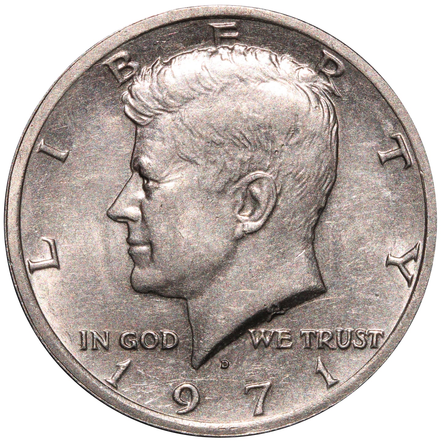 1971 D USA Kennedy Half Dollar Coin