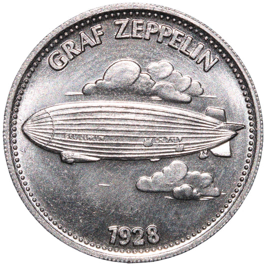 ND (1969) Man in Flight #08 - Graf Zeppelin, 1928 Shell Advertising Token