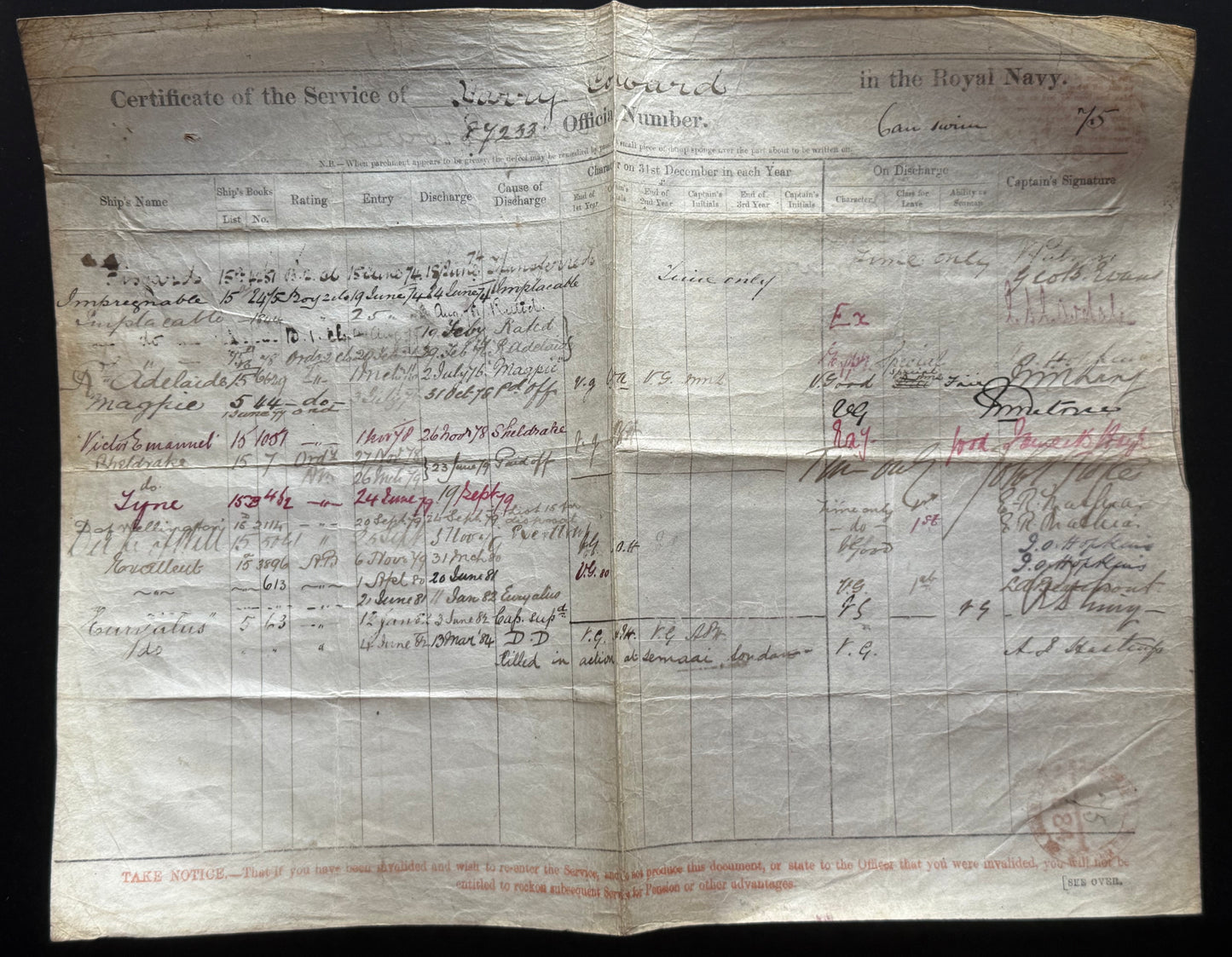 WW1 Purple Heart Group Harry (Harold) Coward Wounded Chateau Thierry with Papers