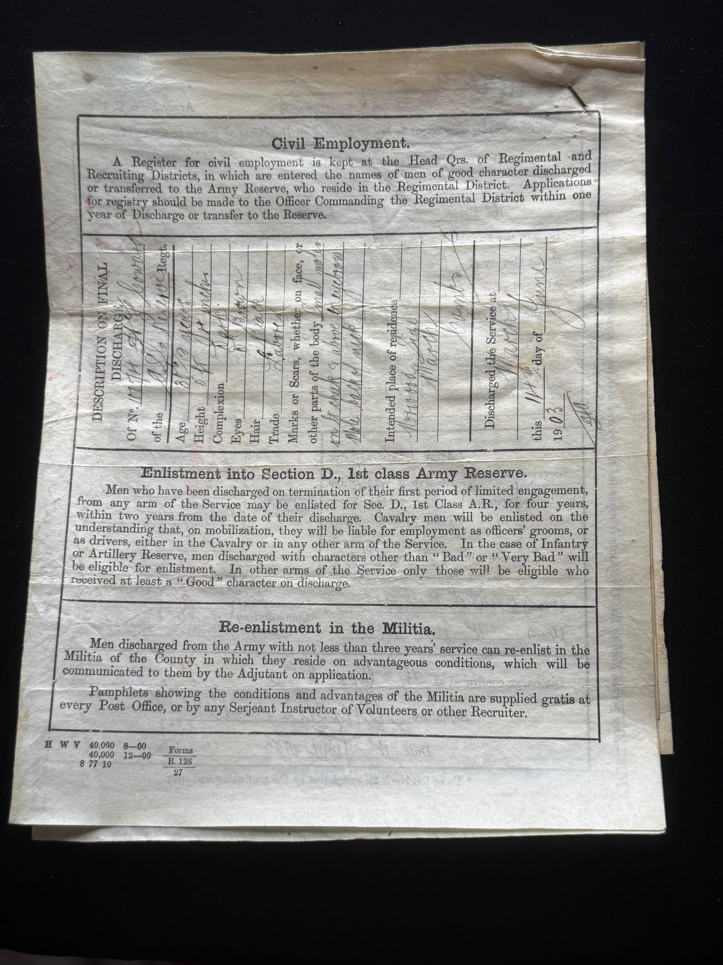 WW1 Purple Heart Group Harry (Harold) Coward Wounded Chateau Thierry with Papers