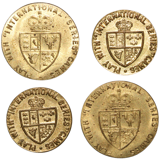 ND Great Britain George III Gaming Tokens (Play With International Series Games)