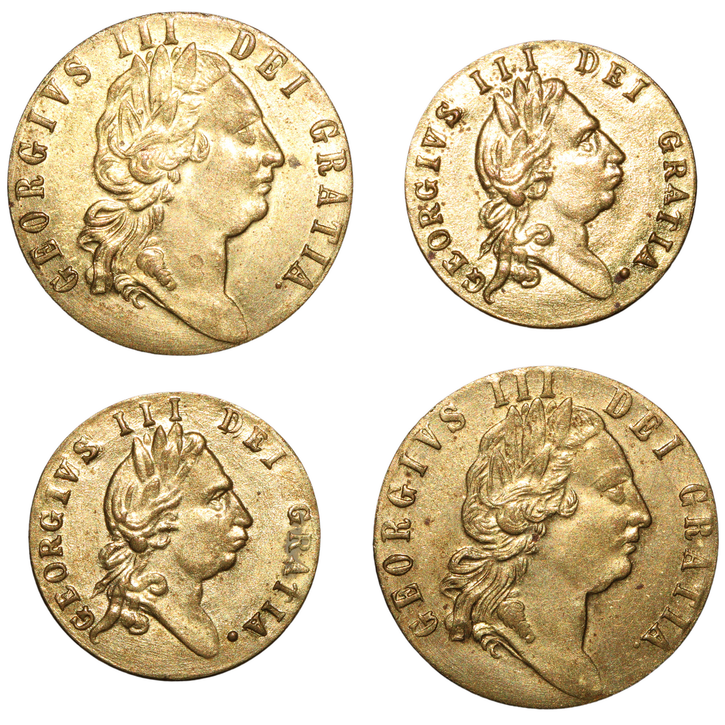 ND Great Britain George III Gaming Tokens (Play With International Series Games)